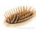 Plaukų šepetys bambuko, mediniai dantukai 03225